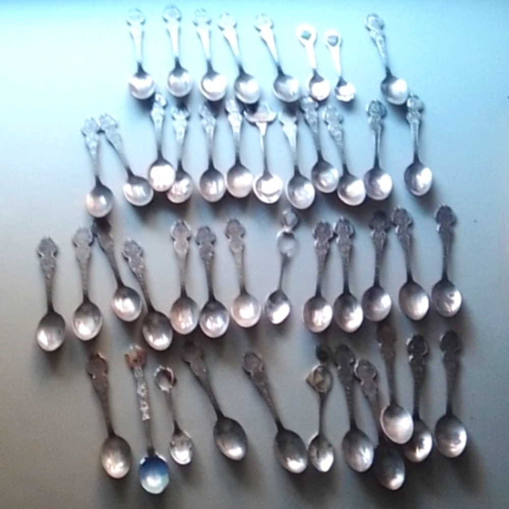 Collector State Spoons Metal Souvenir